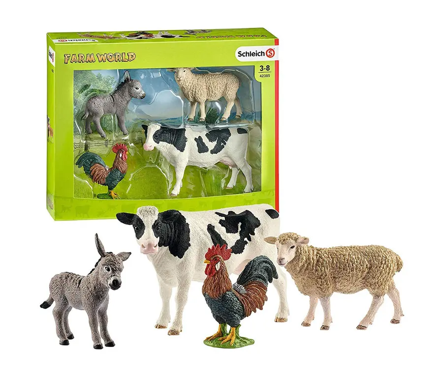 Schleich Farm World 4-Piece Farm Animals Set