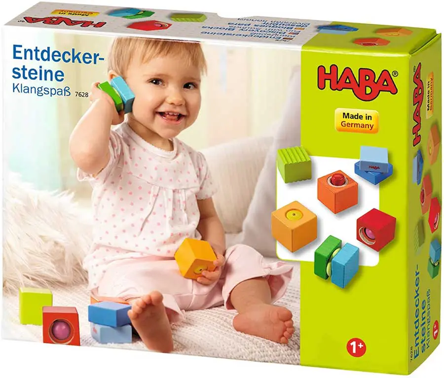 HABA Fun with Sounds Wooden Discovery Blocks